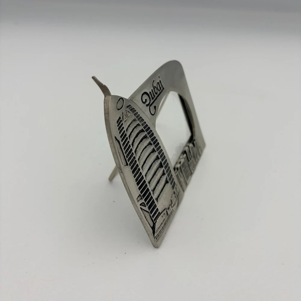 Dubai‎ Souvenir Metal Building Skyline Photo Frame Desk Display